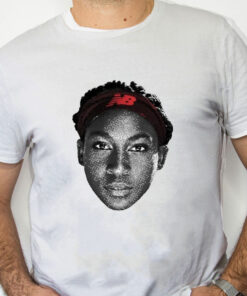 white Shirt Coco Gauff Face Call Me Champion Shirt
