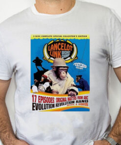 white Shirt Lancelot link secret chimp shirt