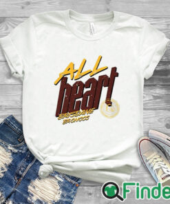 white T shirt All Heart Brisbane Broncos Shirt