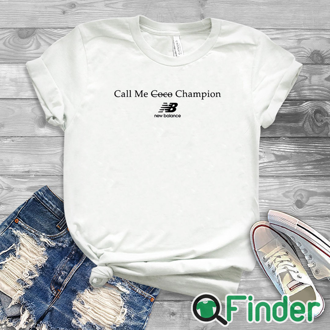 white T shirt Call Me COCO Champion Shirt white T shirt Call Me COCO Champion Shirt
