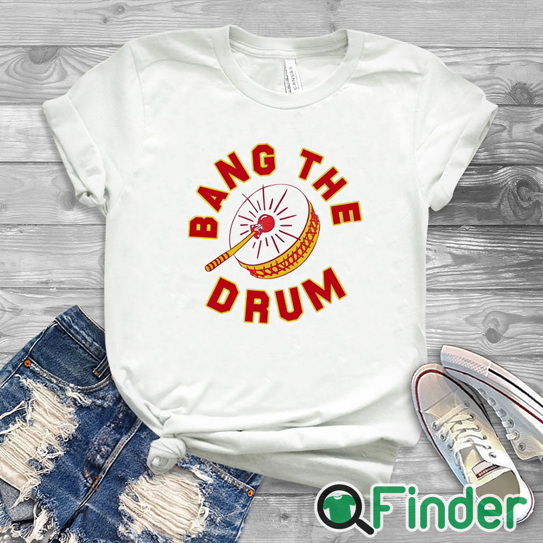 white T shirt Chad Henne Bang The Drum Shirt white T shirt Chad Henne Bang The Drum Shirt