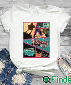 white T shirt Lancelot Link T Shirt
