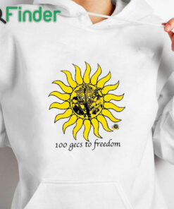 white hoodie 100 Gecs To Freedom Shirt