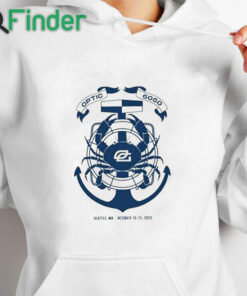 white hoodie Optic 6050 Seattle Wa October 13 15 2023 Shirt
