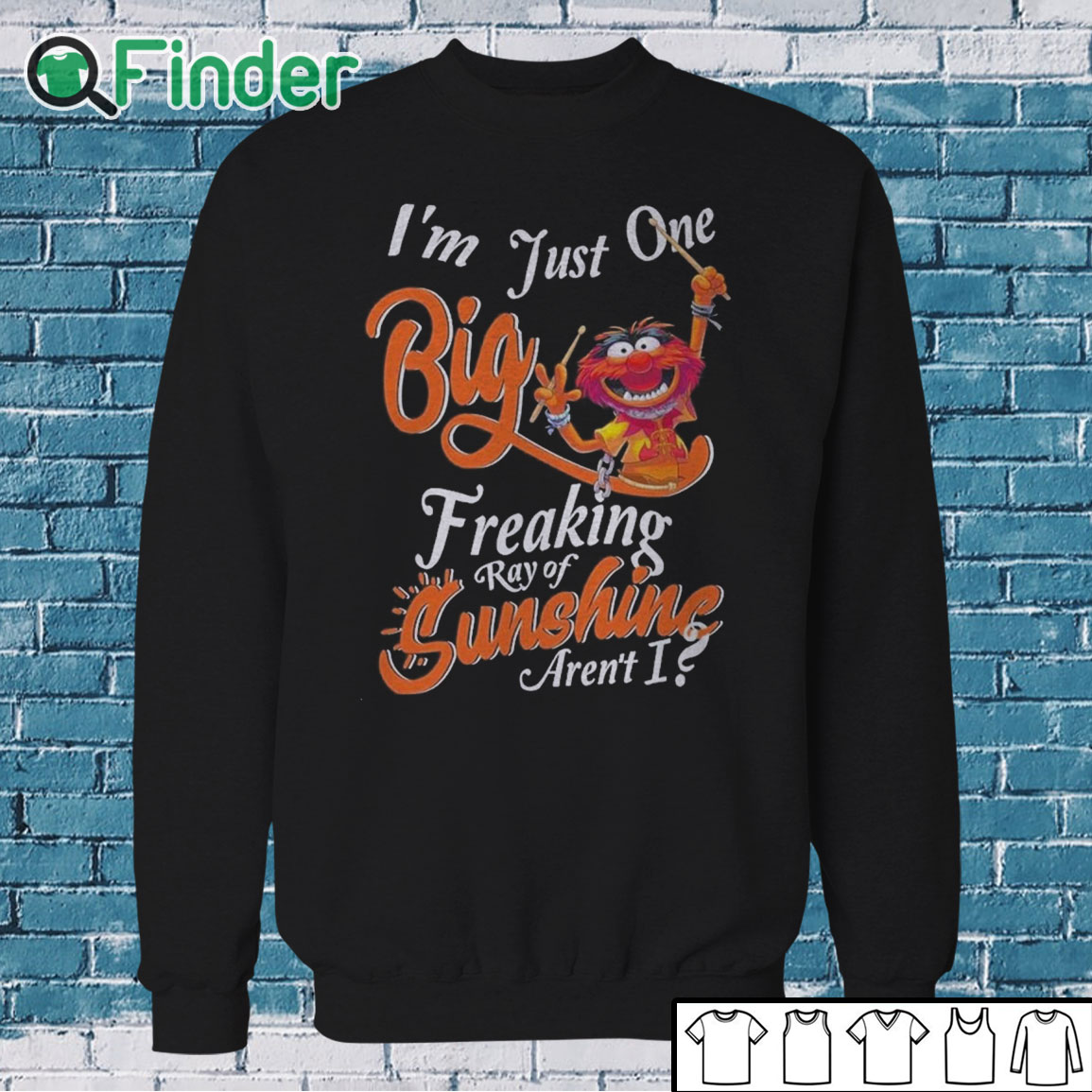 Sweatshirt Animal DRUMMER I'm just one big freaking ray of sunshine aren't shirt Sweatshirt Animal DRUMMER I'm just one big freaking ray of sunshine aren't shirt