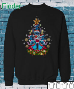 Sweatshirt Stitch Santa hat Christmas tree star shirt