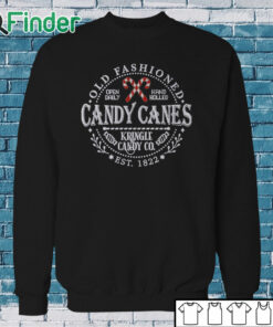 Sweatshirt Women's Retro Christmas Kringle Candy Co. Candy Cane Sweatshirt