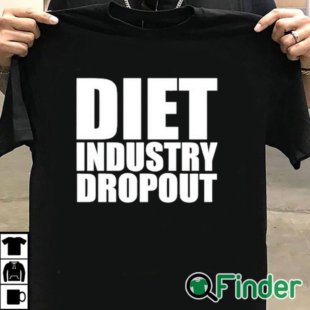 T shirt black Diet Industry Dropout Shirt T shirt black Diet Industry Dropout Shirt