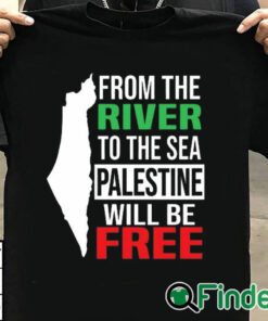 T shirt black From the river to the sea 2023 shirt