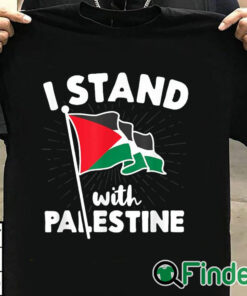 T shirt black I Stand With Palestine Essential T Shirt