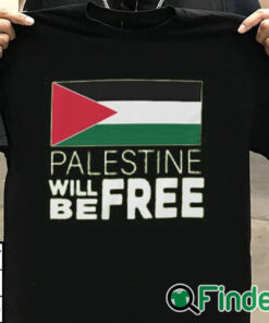 T shirt black Palestine Will Be Free Shirt