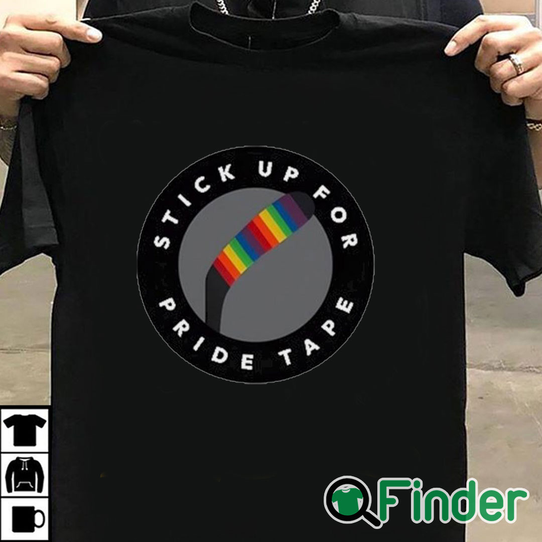 T shirt black Stick Up For Pride Tape Shirt T shirt black Stick Up For Pride Tape Shirt