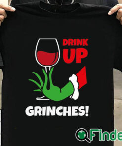 T shirt black Women's Drink Up Wine Glass Sweatshirt