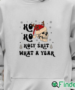 Unisex Hoodie Christmas Ho Ho Holy Print Sweatshirt