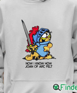 Unisex Hoodie Now I Know How Joan Of Arc Felt Garfield Ringer Shirt