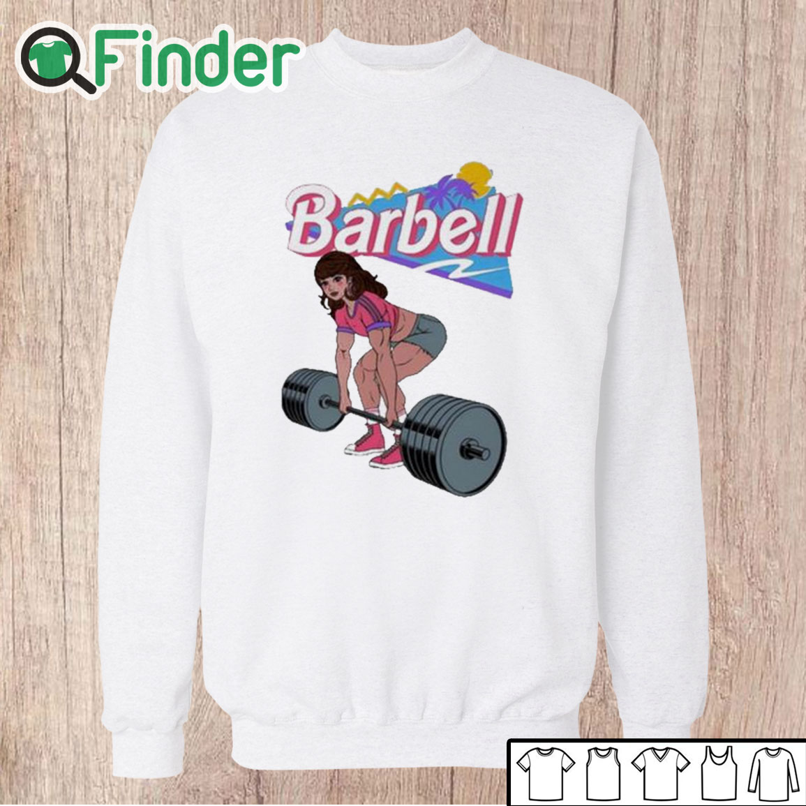 Unisex Sweatshirt Barbell Brunette Shirt Unisex Sweatshirt Barbell Brunette Shirt