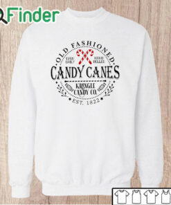 Unisex Sweatshirt Candy Cane Sweatshirt, North Pole Sweater, Vintage Christmas Sweatshirt