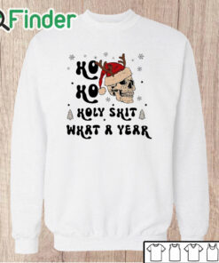 Unisex Sweatshirt Christmas Ho Ho Holy Print Sweatshirt