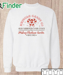 Unisex Sweatshirt Kringle Candy Co Sweatshirt Candy Cane Christmas Sweater