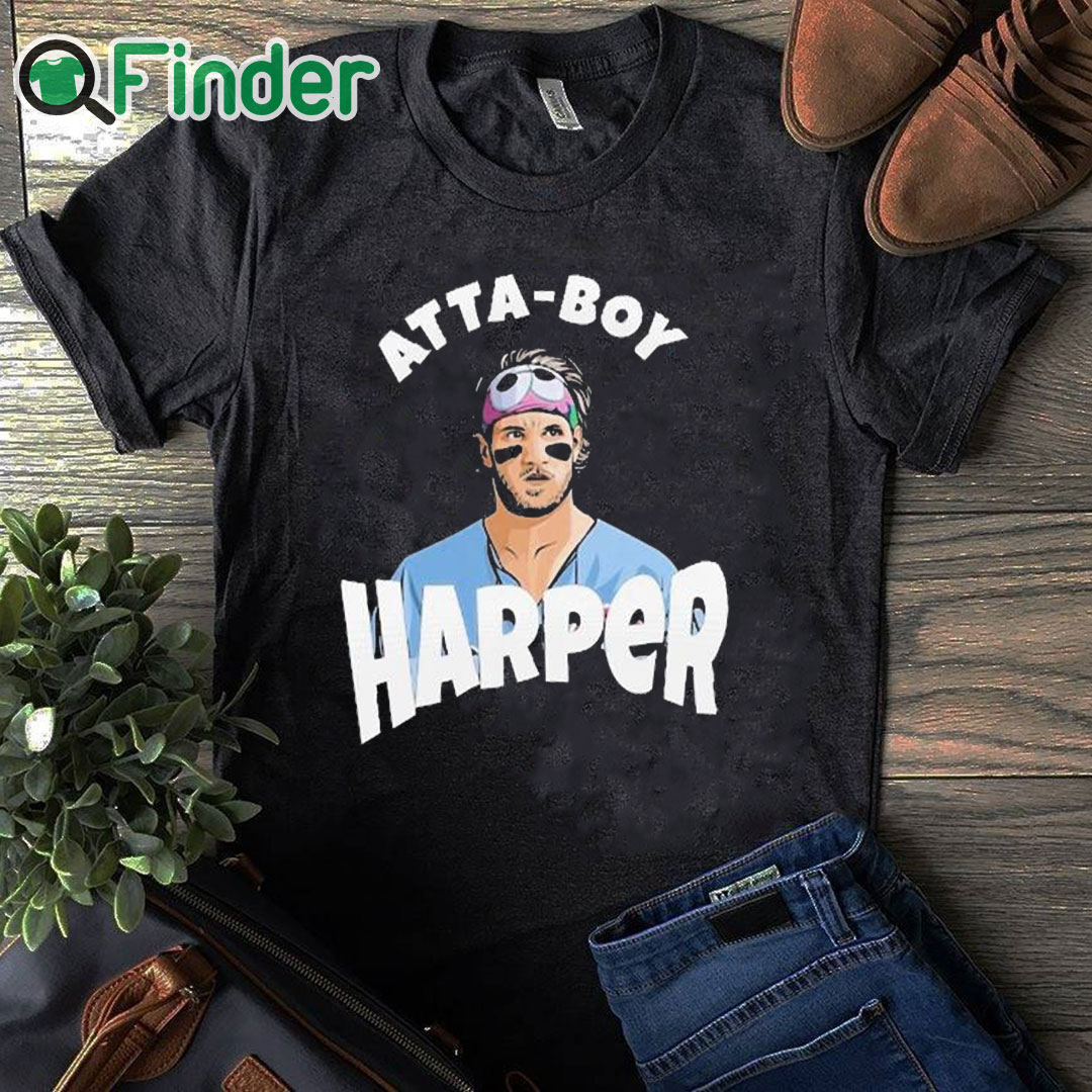 black T shirt Atta Boy Harper Phillies Harper Atta Boy Shirt black T shirt Atta Boy Harper Phillies Harper Atta Boy Shirt