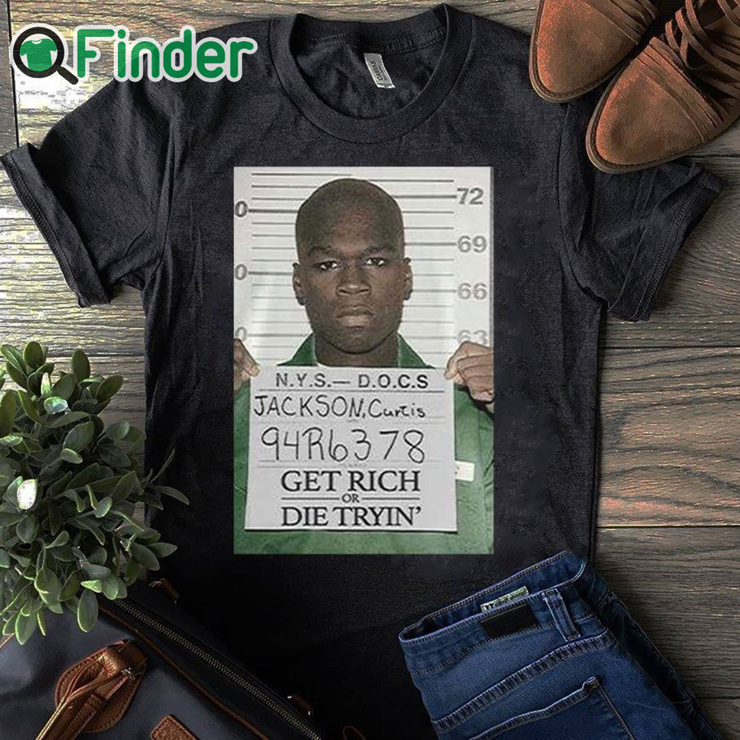 black T shirt Dababy Mug Shot Get Rich Or Die Tryin Shirt black T shirt Dababy Mug Shot Get Rich Or Die Tryin Shirt