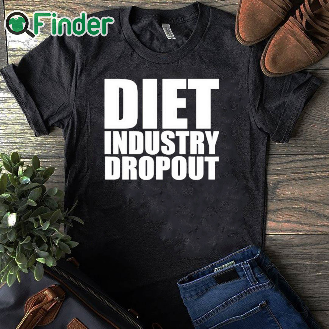 black T shirt Diet Industry Dropout Shirt black T shirt Diet Industry Dropout Shirt