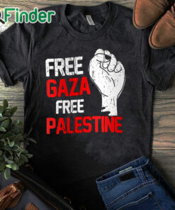 black T shirt Free Gaza Free Palestine shirt