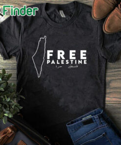 black T shirt Palestine Free Palestine Free Gaza Palestine Flag Arabic T Shirt