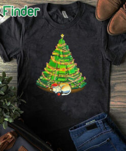 black T shirt Tobias Fonseca My Favorite Xmas Tree Women's Christmas Jumper