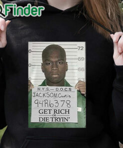 black hoodie Dababy Mug Shot Get Rich Or Die Tryin Shirt