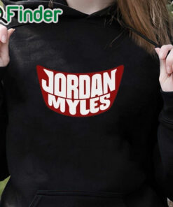 black hoodie Jordan Myles Shirt