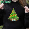 black hoodie Tobias Fonseca My Favorite Xmas Tree Women's Christmas Jumper