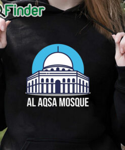 black hoodie al aqsa mosque Free Palestine Save Gaza Shirt
