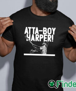 black shirt Atta Boy Bryce Harper Shirt