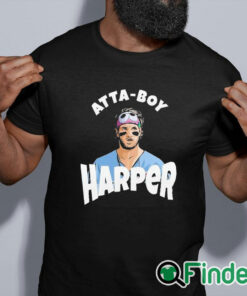 black shirt Atta Boy Harper Phillies Harper Atta Boy Shirt