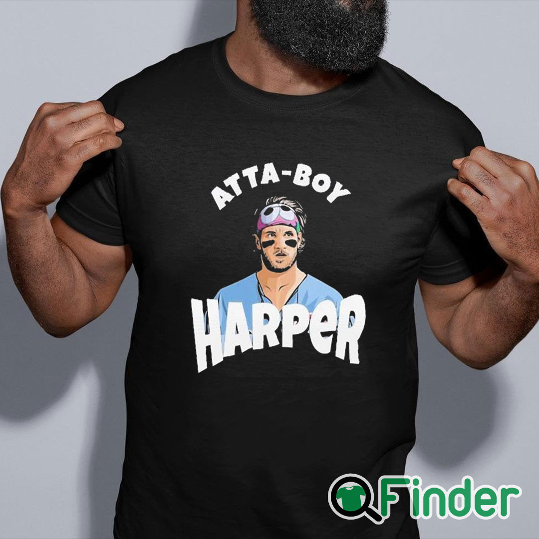 black shirt Atta Boy Harper Phillies Harper Atta Boy Shirt black shirt Atta Boy Harper Phillies Harper Atta Boy Shirt