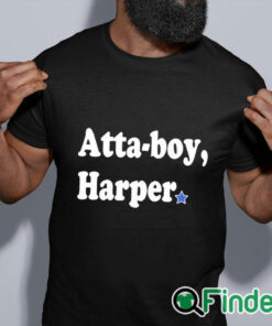 black shirt Atta Boy Harper Shirt