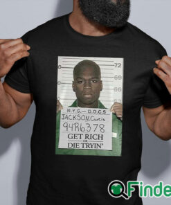 black shirt Dababy Mug Shot Get Rich Or Die Tryin Shirt