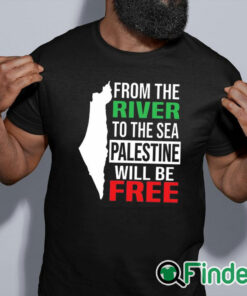 black shirt From the river to the sea 2023 shirt