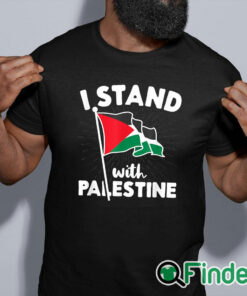 black shirt I Stand With Palestine Essential T Shirt