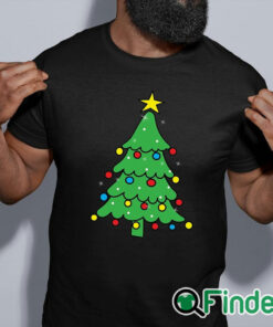 black shirt Vizor Christmas Tree Off The Shoulder Sweatshirt Christmas Tree Slouchy Oversized Top for Women