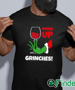 black shirt Women's Drink Up Wine Glass Sweatshirt