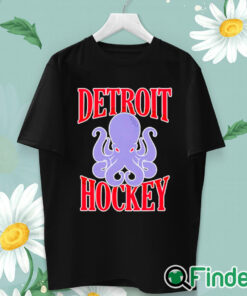 unisex T shirt Detroit Hockey Octopus T Shirt