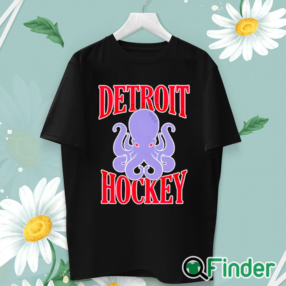 unisex T shirt Detroit Hockey Octopus T Shirt unisex T shirt Detroit Hockey Octopus T Shirt