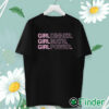 unisex T shirt Girl Dinner Girl Math Girl Power Shirt