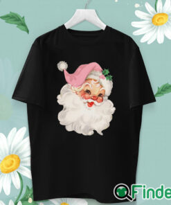 unisex T shirt Pink Vintage Santa Claus Unisex Sweatshirt