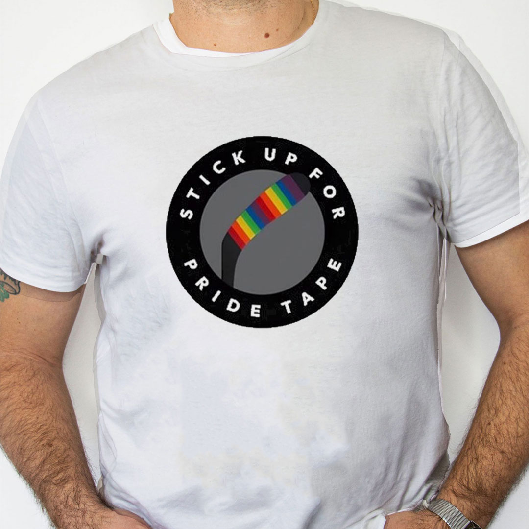 white Shirt Stick Up For Pride Tape Shirt white Shirt Stick Up For Pride Tape Shirt