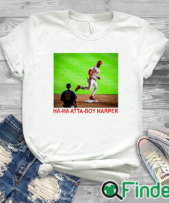 white T shirt Atta Boy Harper Shirt