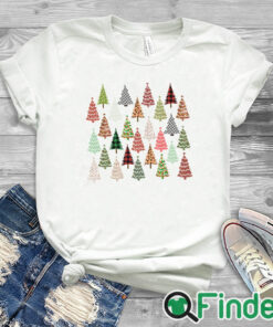 white T shirt Christmas Tree Sweater Simple Christmas Sweaters Christmas