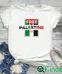 white T shirt Free palestine save al aqsa save gaza shirt